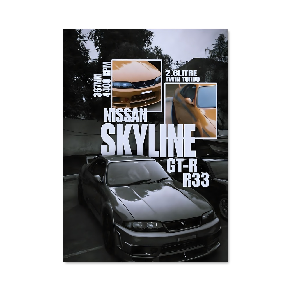 Poster GT-R Legend – affiche Nissan